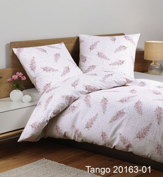 Janine Mako-Soft-Seersucker Bettwäsche TANGO 20163 rot rosa