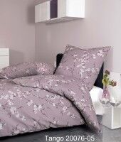 Janine Mako-Soft-Seersucker Bettwäsche TANGO 20076 rosenlila