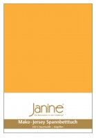 Janine Spannbetttuch Mako-Feinjersey 5007 sonnengelb