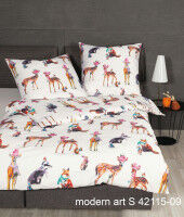 Mako-Satin modern art S 42115 multicolor