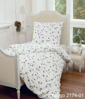 Mako-Soft-Seersucker-Bettwäsche TANGO 2174 rot