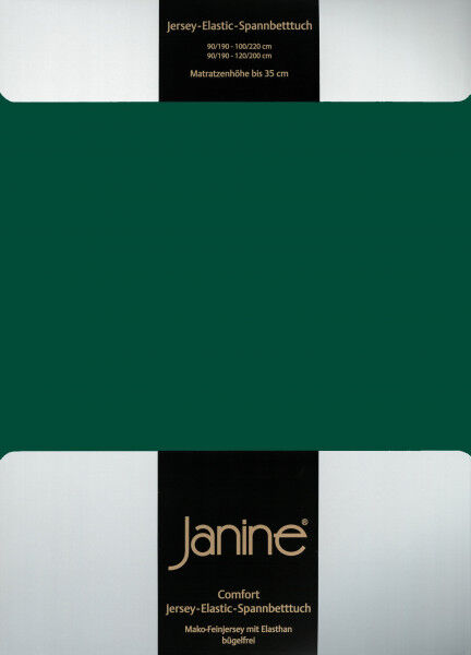 Spannbetttuch Elastic-Jersey 5002 waldgrün