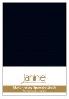 Janine Spannbetttuch Mako-Feinjersey 5007 schwarz