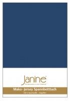 Janine Spannbetttuch Mako-Feinjersey 5007 marine