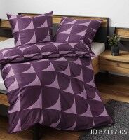 Janine Mako-Satin Bettwäsche J. D. 87117 beere