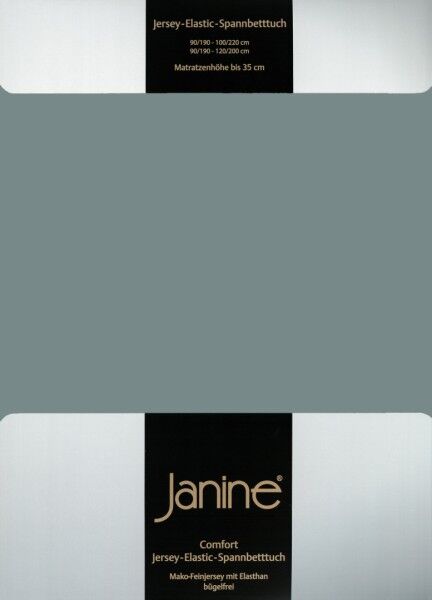 Janine Janine Spannbetttuch Elastic-Jersey 5002 mineralgrün (650) Größe:  6 günstig online kaufen