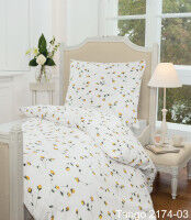 Mako-Soft-Seersucker-Bettwäsche TANGO 2174 gelb