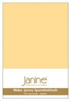 Janine Spannbetttuch Mako-Feinjersey 5007 vanille