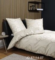 Janine Mako-Satin Bettwäsche J. D. 87114 naturell