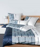 Janine Interlock-Jersey-Bettwäsche Carmen S 55026 nachtschattenblau perlblau