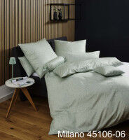 Mako-Satin Bettwäsche MILANO 45106 salbeigrün