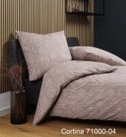 Janine Soft-Cotton Bettwäsche CORTINA 71000 kupfer mocha