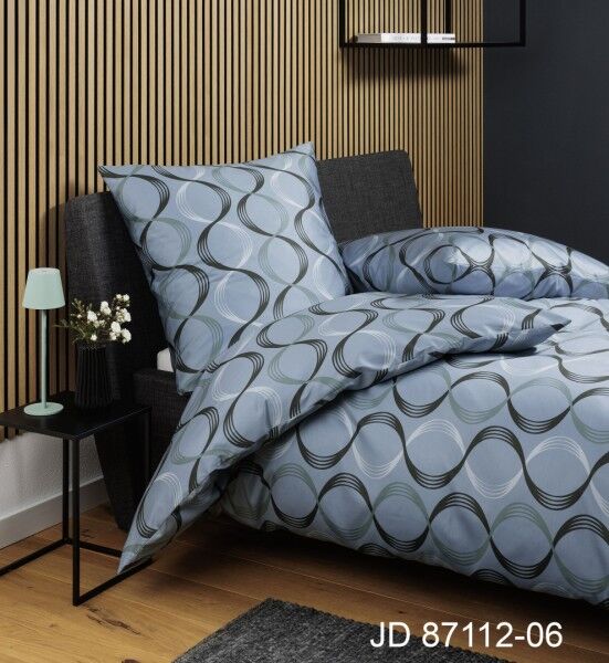 Janine Janine Mako-Satin Bettwäsche J. D. 87112 gletscherminze Größe:  200x günstig online kaufen