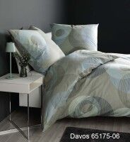 Janine Feinbiber Bettwäsche DAVOS 65175 salbeigrün