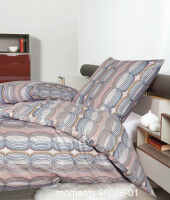 Mako-Satin Bettwäsche moments 98086 koralle bleu rosenholz