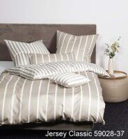 Janine Interlock-Jersey Bettwäsche JERSEY CLASSIC 59028 naturell