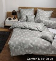 Janine Interlock-Jersey Bettwäsche CARMEN S 55120 silbergrau
