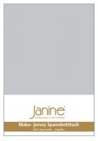 Janine Spannbetttuch Mako-Feinjersey 5007 silber