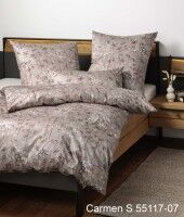 Janine Interlock-Jersey Bettwäsche CARMEN S 55117 mocha mousse kupfer