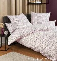 Janine Edelflanell Bettwäsche Chinchilla S 78071 kreiderose