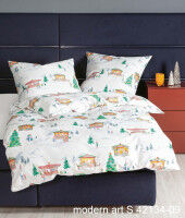 Mako-Satin Bettwäsche modern art S 42134 multicolor