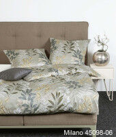 Mako-Satin Bettwäsche MILANO 45098 salbeigrün