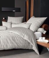 Janine Mako-Satin Bettwäsche modernclassic 39025 naturell