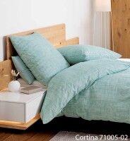 Janine Soft-Cotton Bettwäsche CORTINA 71005 blau
