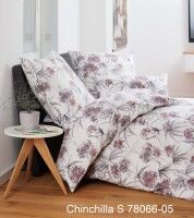 Janine Edelflanell Bettwäsche Chinchilla S 78066 beere silber