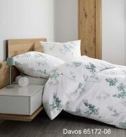 Janine Feinbiber Bettwäsche DAVOS 65172 jadegrün