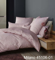 Mako-Satin Bettwäsche MILANO 45106 rosa beere