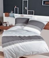 Janine Mako-Satin Bettwäsche Palermo 31013 silber