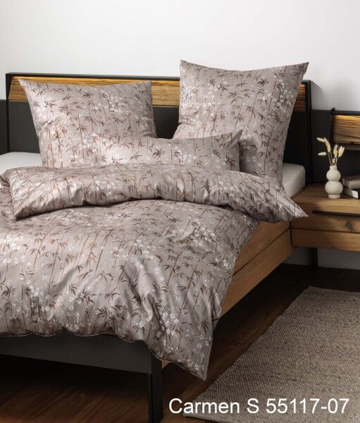 Janine Janine Interlock-Jersey Bettwäsche CARMEN S 55117 mocha mousse kupfe günstig online kaufen