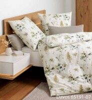 Janine Feinbiber Bettwäsche DAVOS 65191 beige braun