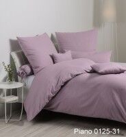 Janine Mako-Soft-Seersucker Bettwäsche PIANO 0125 holunder