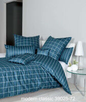 Mako-Satin Bettwäsche modernclassic 39025 atlantik