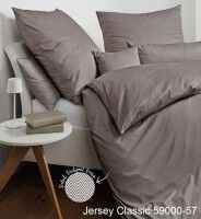 Janine Interlock-Jersey Bettwäsche JERSEY CLASSIC 59000 vulkan