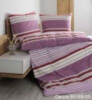 Janine Feinbiber Bettwäsche DAVOS 65169 beere granat