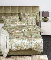 Mako-Satin Bettwäsche MILANO 45100 dschungel