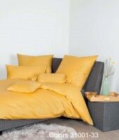 Janine Mako-Satin Bettwäsche Colors 31001 bernstein