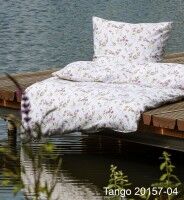 Janine Mako-Soft-Seersucker Bettwäsche TANGO 20157 altrosa grün