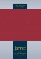 Janine Topper-Spannbetttuch 5001 (für Box-Spring Betten) granat