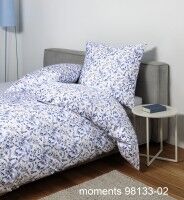 Janine Mako-Satin Bettwäsche moments 98133 blau