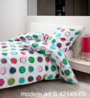 Mako-Satin Bettwäsche modern art S 42146 multicolor