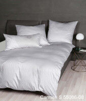 Janine Interlock-Jersey Bettwäsche CARMEN S 55086 silber platin