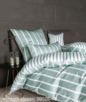 Janine Mako-Satin Bettwäsche modernclassic 39028 salbeigrün