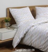 Janine Mako-Soft-Seersucker Bettwäsche TANGO 20158 salbei grau