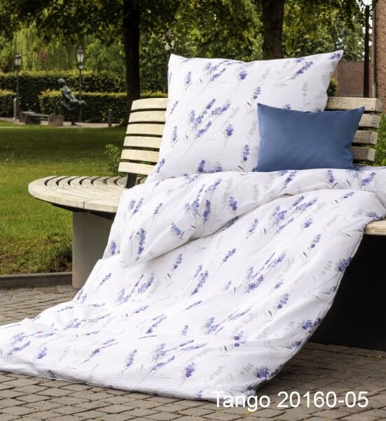 Janine Mako-Soft-Seersucker Bettwäsche TANGO 20160 lavendel