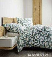 Janine Feinbiber Bettwäsche DAVOS 65176 waldgrün