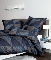 Janine Mako-Satin-Bettwäsche J.D. 87065 nachtschattenblau